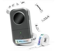 Phomemo D30 Etichettatrice Bluetooth - Portatile Stampante Etichette Adesive Termica per iOS & Android, Mini Etichettatrice Etichette Adesive per casa,scuola,Cucina - Grigio