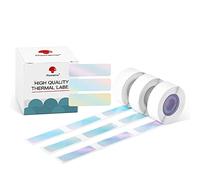 Phomemo D30 Label Maker Nastro Gradient, autoadesivo/impermeabile/resistente all'olio/antigraffio, adatto per nome, prezzo, stoccaggio e classificazione tag, 12 x 40 mm/0,47 x 1,57 cm, 3 rotoli