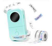 Phomemo D30 Mini Bluetooth Stampante Con 3 Rotoli di Etichette Inclusi