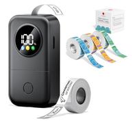 Phomemo D30D Etichettatrice, Kit 8 Rotoli Etichette 12x40mm, motivo
