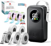 Phomemo D30D Etichettatrice Kit 8 Rotoli Etichette 14 mm×30 mm Colore Laser