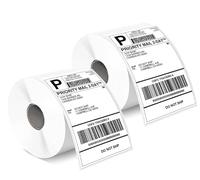 Phomemo Etichette 4x6 1000 Etichette/Rotolo, Etichette per Spedizione Compatibili con MUNBYN, Phomemo, Polono Stampanti per Etichette, Etichette Termiche Autoadesive Senza BPA per DHL, UPS, DPD-100 x