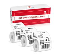 Phomemo Etichette Per Stampante M220 M250 M221 M120 M150 M108 M110 M421, Codice a Barre Multiuso, Cibo, Abbigliamento, Nome, Etichette Indirizzi, 3 rotoli da 50x80 mm, 100 Etichette/Rotolo