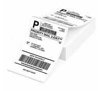 Phomemo Etichette termiche 4 x 6 - Etichette per spedizioni, etichette termiche per stampante, piegate a ventaglio per etichette di spedizione, compatibili con Zebra, 100 pcs