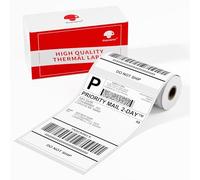 Phomemo Etichette Termiche per Spedizione, 55 Pezzi, 102 mm x 152 mm, per Rtichette di Dpedizione, Indirizzo, Posta, Compatibili con M421 Label Printer
