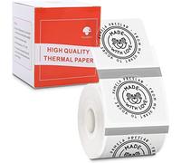 Phomemo Logo Sticker 2 "Rotondo Trasparente Autoadesivo Diretta Etichette Termiche Carta per Phomemo M110 M120 M220 Etichettatrice, Usato per la Stampa di Logo, Articoli per la Casa Marcatura
