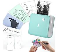 Phomemo M02 Pro Mini Stampante, 300 DPI Stampante Etichette Adesive