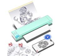 Phomemo M08F Stampante Stencil Tattoo Per Tatuaggi, Stampante Termica Tattoo con 10 Fogli di Carta di Trasferimento, Stampante per Tatuaggi Compatibile Con Smartphone e PC