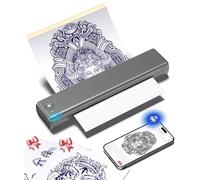 Phomemo M08F Stampante Stencil Tattoo, Stampante per Tatuaggi Per Tatuatori e Principianti, Stampante Tattoo Compatibile Con Tablet, Telefono e Computer, con Custodia e 10 Carta per Tatuaggii