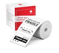 Phomemo M110 Etichette,Etichetta Autoadesiva termica, 1.57"x 0.78"(40x20mm),Compatibile con Phomemo M110 M120 M220 M221 M108 M102 M100 M150 M250 M260 Etichettatrice,320 etichette/rotolo