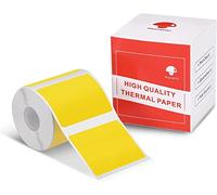 Phomemo M110 Etichette giallo autoadesive termiche per M120 M220 M221 M108 M102 M100 M150 M250 M260, 1.57"x1.18" (40x30mm), 230 per rotolo