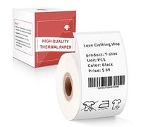 Phomemo M110, M120, M200, M220, M221- Etichette multiuso quadrate, 40 x 80 mm, rotolo da 100 etichette