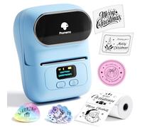 Phomemo M110 stampante etichette portatile, etichettatrice etichette adesive Bluetooth stampante etichette termich, Per vendita al dettaglio, commerciale, ufficio - blu
