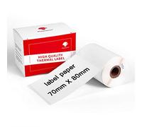 Phomemo M200 Etichetta termica, Etichetta autoadesiva, 2.75''x3.14''(70x80mm), compatibile con stampante per etichette Phommeo M200 M221 M220, etichetta per indirizzo adatta.100 etichette/rotolo
