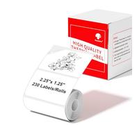 Phomemo M220 Etichette termiche, Carta Termica Per Stampante M220 M250 M221 M421, Etichetta Autoadesiva, Etichetta Per Indirizzi, Etichetta Per Prezzi, 57x32 mm, 230 etichette