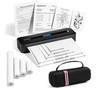 Phomemo M832 Stampante Portatile Termica A4, 300 DPI, 4 Rotoli Carta Termica, Senza Inchiostro, Compatibile con Smartphone Android & iOS