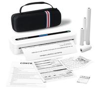 Phomemo M832 Stampante Termica A4 Portatile, 4 Rotoli Carta Termica, 300 DPI, Compatibile con Android & iOS, Senza Necessità di Inchiostro