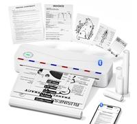 Phomemo M836 Stampante Portatile, Stampante Termica Senza Inchiostro A4, Conness