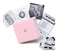 Phomemo Mini Stampante Bluetooth Portatile,M02 Fotografica Tascabile Termica Printer,Stampante Etichette Adesive Smartphone,Stampante Macchina Per Appunti Studio,Lavoro,Promemoria,Etichette,Foto,Rosa