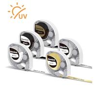 Phomemo P12/LT12-5 etichette originali a trasferimento termico,12 mm x 4 m,multicolore Q5-231/Q5-335/Q5-334/Q5-831/Q5-931,resistenti al calore, autoadesive, per stampanti Phomemo P12/P12Pro/LT12