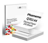 Phomemo Q302 - Carta termica continua A4, 200 fogli