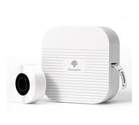 Phomemo Q31 Etichettatrice Etichette Adesive Bluetooth, Mini Stampante Etichette Adesive per iOS e Android, App versatile con oltre 100 font e più di 1000 icone - Bianco