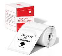 Phomemo Rotonda Etichetta M110 Etichetta termica,Etichetta Autoadesiva Rotonda 50x50mm(1,96"x1,96"),per Phomemo M110 M120 M220 M221 M108 M102 M100 M150 M250 M260 Etichettatrice,140 etichette/rotoli