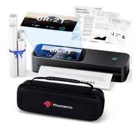 Phomemo Stampante Portatile A4 Kit, 5'' Schermo Tattile Termica 3500mAh | 300 DPI Creativa APP, Una Borsa e 4 Rotoli di Carta Termica, Compatibili con Telefono e Laptop per Casa e Ufficio