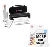 Phomemo Stampante portatile M834 e 100 fogli di carta termica A4