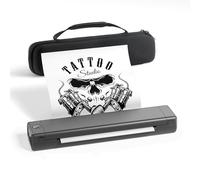 Phomemo Stampante termica M08F, A4, portatile, wireless, Bluetooth, per casa, lavoro, foto, tatuaggi, compatibile con telefono e laptop