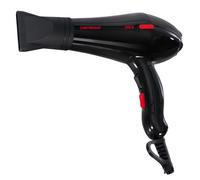 Phon 2000watt fono neroasciugacapelli 2 beccucci capelli lisci o ricci pulsante