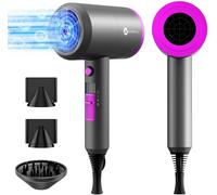 Phon Ionico Asciugacapelli Professionali con Motore AC 1800w per Asciugatura