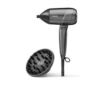 Phon Ionico con Diffusore BaByliss Titanium Shine D6200DE 1600W 3 Temperature 3 Velocità con Accessori Acciaio