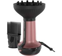 Phon Ionico con Diffusore Taurus Curly 800 Ionic 800W 3 Temperature 3 Velocità Rosa/Nero