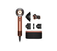 Phon Ionico Dyson Supersonic Nural Straight+Wavy 1600W 4 Temperature 3 Velocità con Accessori Blu Arancione