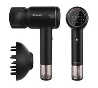 Phon Ionico Professionale Cecotec Bamba IoniCare RockStar Ion Touch 1600W 6 Temperature 6 Velocità Schermo Touch Accessori Nero