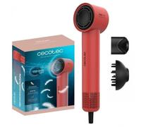 Phon Ionico Professionale Cecotec Ionicare Rockstar Style 1500W 4 Temperature 3 Velocità Accessori Rosso