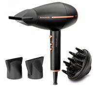 Phon Ionico Professionale Taurus Shining 2400W 3 Temperature 2 Velocità Accessori Nero