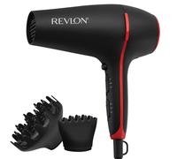 Phon Ionico Revlon RVDR5317E 2000W 3 Temperature 2 Velocità Diffusore Concentratore Nero Rosso