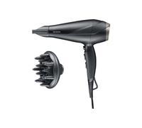 Phon Ionico Severin HT0167 2300W 3 Temperature 2 Velocità Diffusore Concentratore Nero Argento