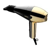 Phon per capelli Elchim 2001 Black&Gold | Asciugacapelli Professionale | Due Velocità | Cinque temperature | Motore di Lunga Durata | Per Capelli Morbidi e Setosi |1700-2000W 220-240V
