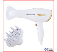 Asciugacapelli Gold Style 2200 W 220240 V biancooro Melchioni