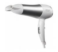 Adler AD 2225, Asciugacapelli, 2200 W, Bianco (Blanco y Plateado)