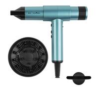 Phon Professionale Ionico Jata JBSC5577 2000W 3 Temperature 2 Velocità BLDC Accessori Nero Turchese