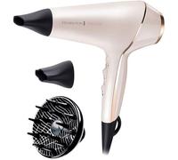 Phon Professionale Ionico Remington ProLuxe AC9140 2400W 3 Temperature 2 Velocità con Accessori Beige Nero