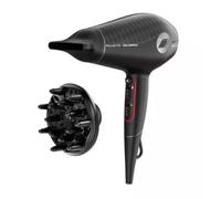Phon Professionale Ionico Rowenta CV613LBG 1800W 6 Temperature 6 Velocità Diffusore Turbo Nero