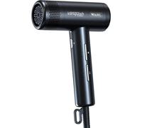 Phon Professionale Ionico Wahl Vanquish Compact 1600W 4 Temperature 3 Velocità con Accessori Nero