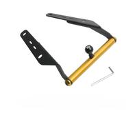 Phone Base Holder Supporto Di Fissaggio Per Navigatore Per Moto Per VOGE SR250GT DVR, Supporto Per Telefono, Supporto Di Espansione Per Barra Trasversale(Oro)