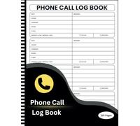 Phone Call Log Book: Telephone Message Book for Office with Notes with 500 Log Space