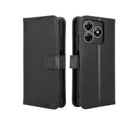 Phone Case for Blackview Wave 8/Wave 8C/Oscal Flat 2 PU Leather Diamond Texture Wallet Cover